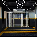 Car 4S Shop Professional Car Detailing Services With Modern Interior And Bays