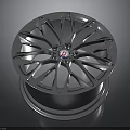 High Quality Silver Alloy Car Wheel Rim With Multi Spoke Design And Hub Cap