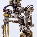 humanoid robot 3d model
