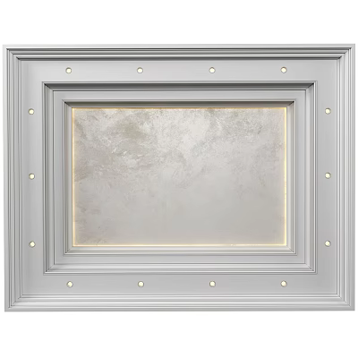 Art Deco plaid lighting ceiling 3d model