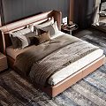 Style Commodity Bed 3d model