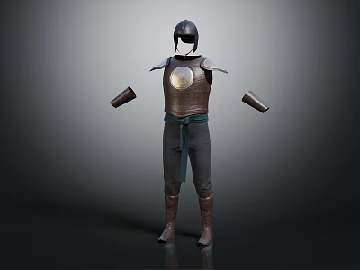 Modern Armor Battle Jacket Armor Armor 3d model