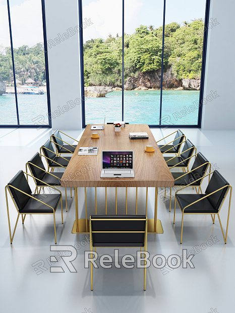 Modern Conference Table and Chair Special Conference Table model