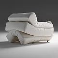 Modern Single Sofa Minimalist Art Creative Single Sofa 3d model