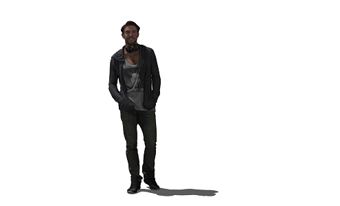 modern man 3d model