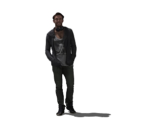 modern man 3d model