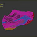 Puma Black Casual Sneaker With Striped Interior Breathable Design And Rubber Sole