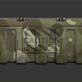 Camouflage Metal Weapon Case With Secure Latches And Tactical Design Features