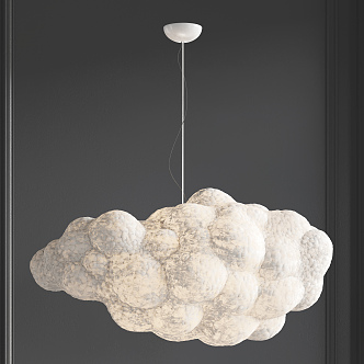 Modern chandelier cloud lamp 3d model