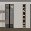 Home cloakroom SU model 3d model