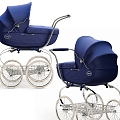 Baby Stroller Trolley Children's Stroller Trolley Rocker Rocker Car 3d model