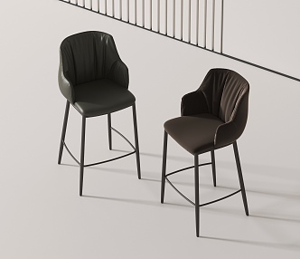 Modern Bar Chair 3d model