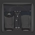Premium Automotive Interior Components With Steering Wheel Seats Dashboard And Console