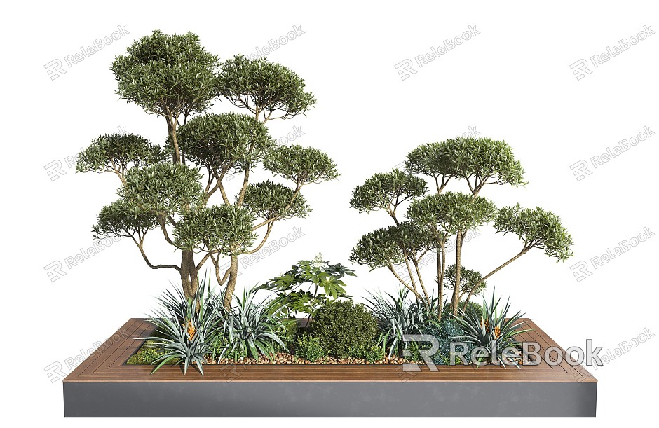 Modern Tree Pond model