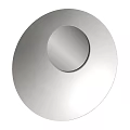 Circular Mirror With Black Frame Ideal For Modern Home Decor And Minimalist Interior Design