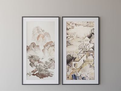 New Chinese Architectural Painting Decorative Painting model