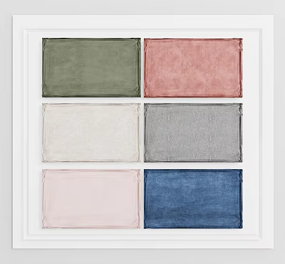 Modern Square Carpet Simple Carpet Plain Carpet 3d model