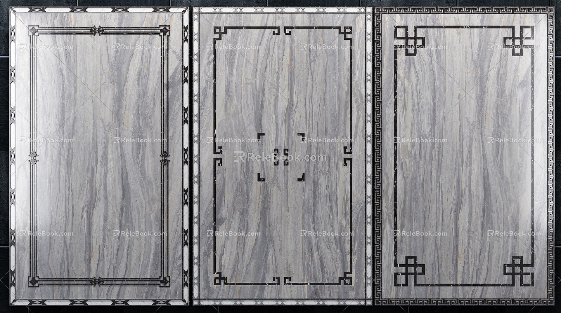 New Chinese Tile Tile Mosquet 3d model