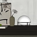 Modern Table Lamp Metal Table Lamp Combination 3d model