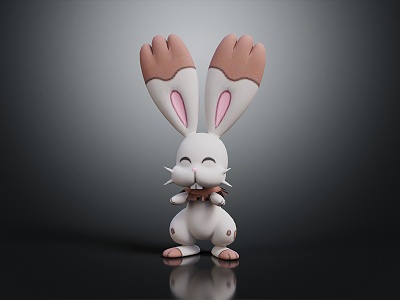 Modern Cartoon Character Rabbit Cartoon Rabbit 3d model