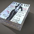Stack of BAZAAR Magazines with Fashion Beauty Style Trends on Model Cover