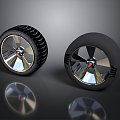 Tire tire wheel hub Volkswagen wheel hub Volkswagen tire new tire car outer tire car wheel hub 3d model