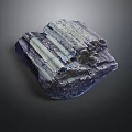 Natural Wood Stone Material With Layered Texture Rough Surface And Gray Blue Tones
