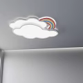 Cloud Shaped Ceiling Lights With Rainbow Sun And Moon For Kids Room Decor 3d model