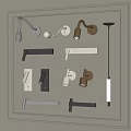 Wall lamp reading lamp 3d model