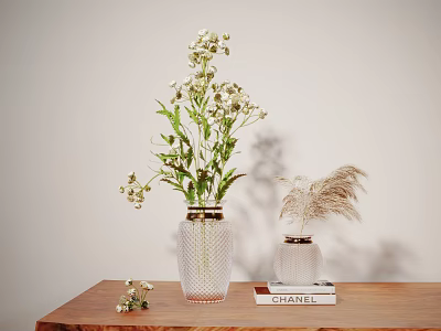Vase Flower Plant 3d model