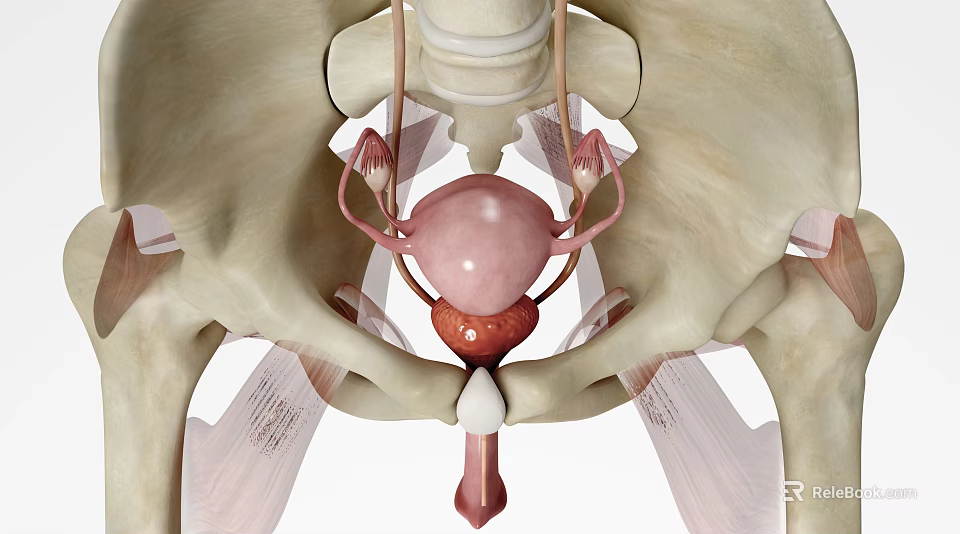 Medical Device Pelvic Organ Anatomy 3D Model for Medical Education Training 3d model 