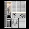 Modern Bathroom Vanity Design With Marble Countertop Wall Mounted Sink And Storage Cabinets