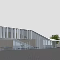 Modern Sales Office Architecture Art Features Display Sales Office Architecture 3d model