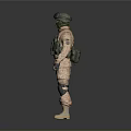 Warrior Samurai Soldier Guard Assassin Killer Ancient Soldier Ancient Assassin Killer 3d model