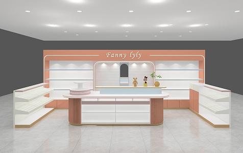 Modern Jewelry Store 3d model