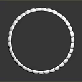 Fashionable Silver Braided Bracelet With Shiny Metallic Design For Wrist Accessories