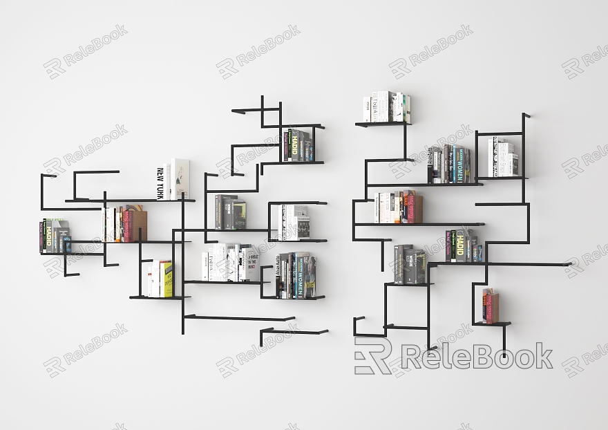 Wall Decorations Bookshelf Hanging Ornaments model