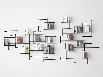 Wall Decorations Bookshelf Hanging Ornaments 3d model