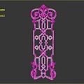 Ornate Decorative Metal Fence Panel With Intricate Laser Cut Patterns And Designs