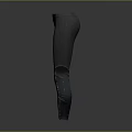 Trendy Grey Leggings With Leather Panel Design For Active Fashion Wear