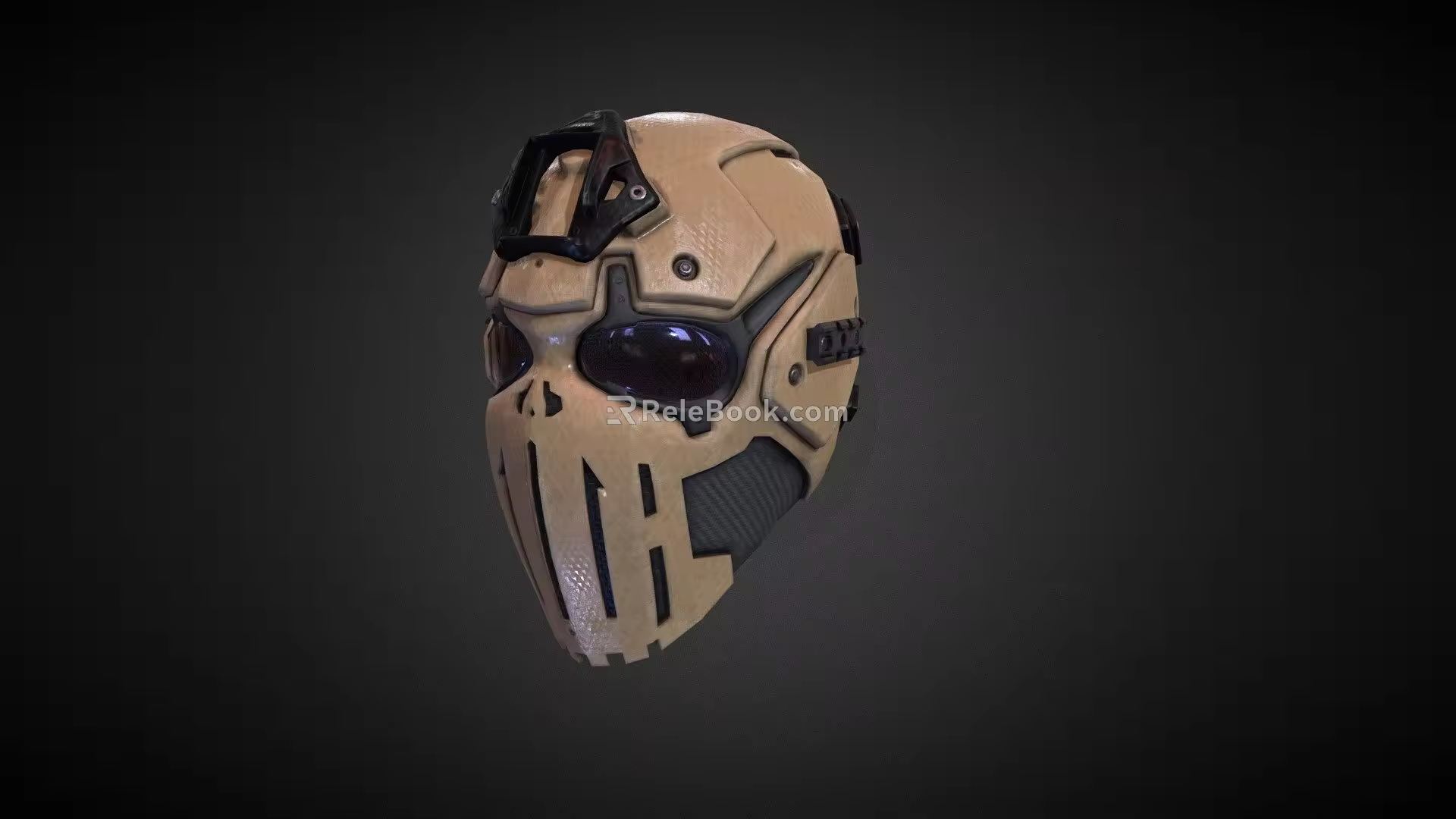 Ronin Ballistic Skull Mask 3d model