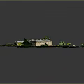 Grand Classical Building With Large Lawn Garden Pathway And Parking Area