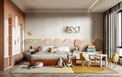 Modern Children's Room 3d model