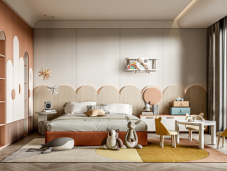 Modern Children's Room 3d model