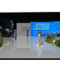 Fashion Week Stage Show With Circular Lighting And Models Displaying Outfits