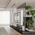 Modern Living Room Interior Design With Gray Sofa Rug Blinds And Wooden Flooring