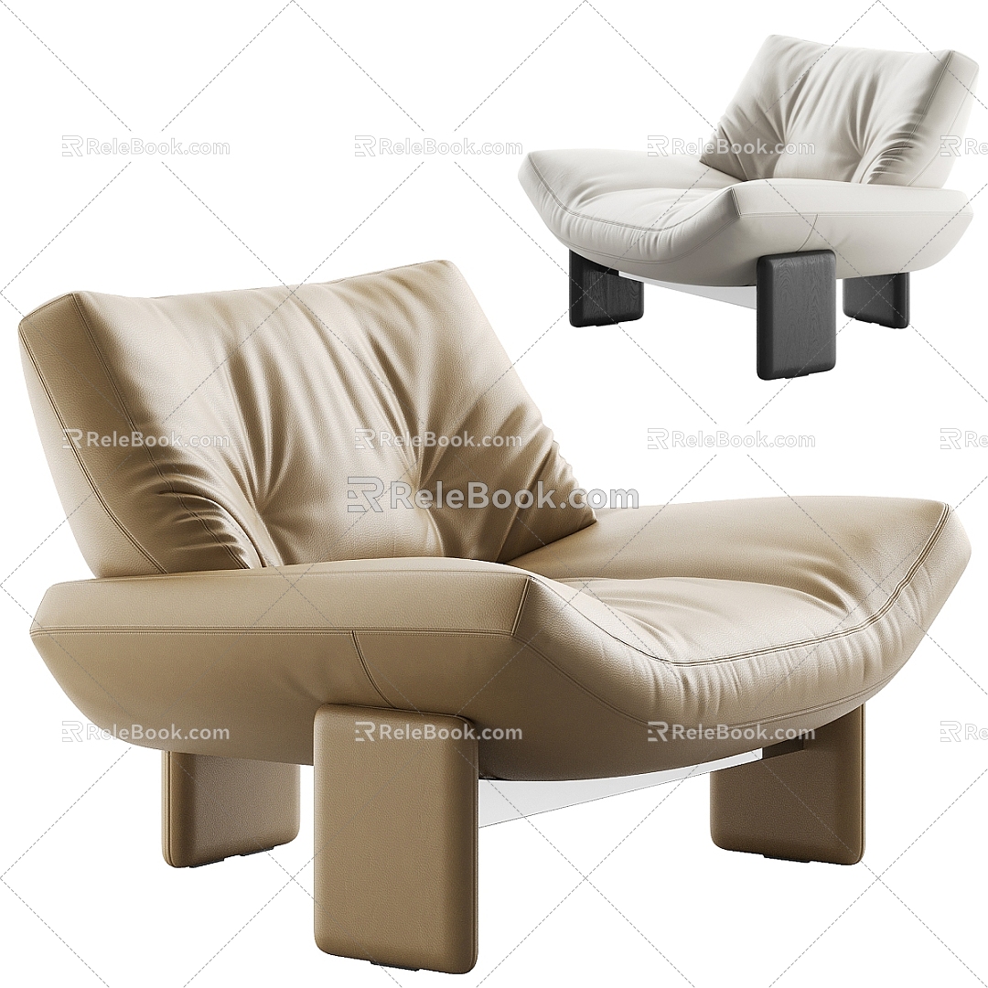 Minotti modern lounge chair model