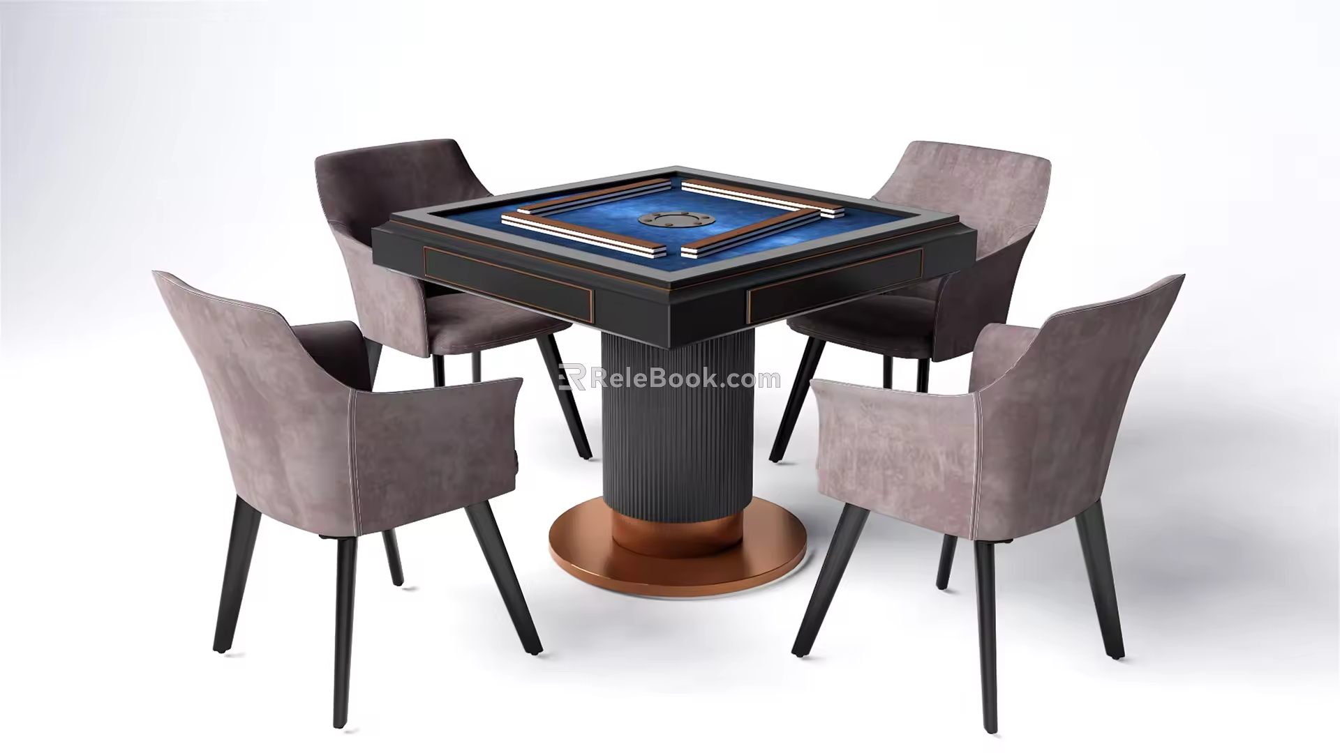 Modern Mahjong Table and Chair Mahjong Table 3d model