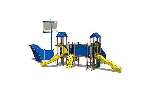 Modern Amusement Equipment 3d model