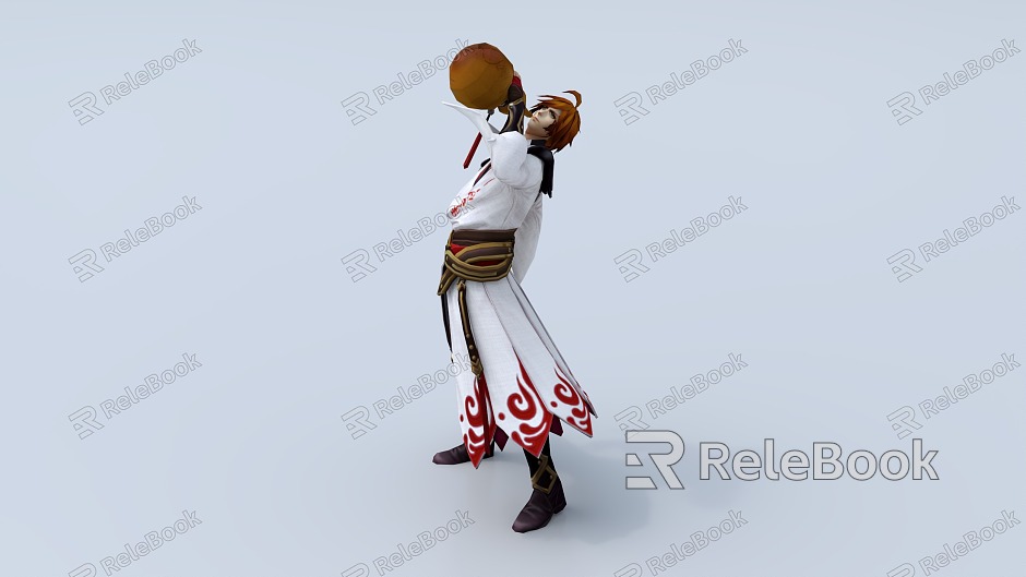 Game Character Li Bai model